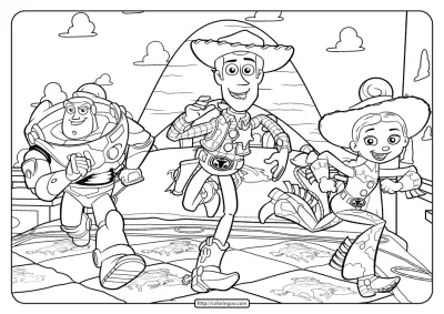 Free Printable Toy Story 3 Coloring Pages