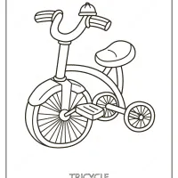 Free Printable Tricycle Pdf Coloring Page 11 free printable tricycle pdf coloring page
