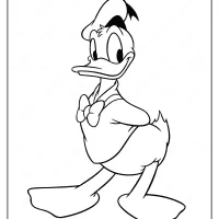 printable donald duck pdf coloring pages