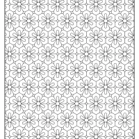 Printable Flower Geometric Pattern Coloring Page 02 43 printable flower geometric pattern coloring page 02