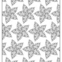 Printable Flower Geometric Pattern Coloring Page 03 37 printable flower geometric pattern coloring page 03