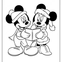 printable mickey and minnie mouse coloring pages
