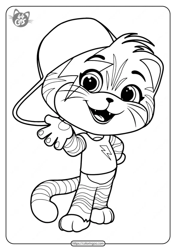 Free Printable 44 Cats Lampo Pdf Coloring Pages 1 free printable 44 cats lampo pdf coloring pages