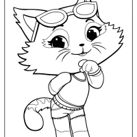 free printable 44 cats milady pdf coloring pages