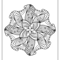 free printable adult floral mandala coloring page 58