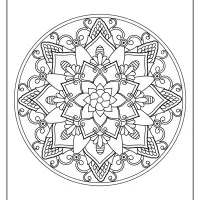free printable adult floral mandala coloring page 66
