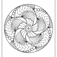free printable adult floral mandala coloring page 70