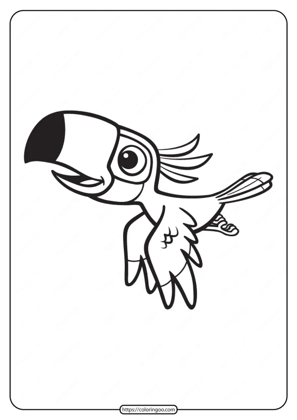 Free Printable Animals Bird Pdf Coloring Pages 01 1 free printable animals bird pdf coloring pages 01