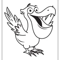 free printable animals bird pdf coloring pages 03
