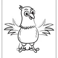 free printable animals bird pdf coloring pages 04