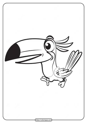 Free Printable Animals Bird Pdf Coloring Pages 05