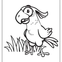 free printable animals bird pdf coloring pages 07