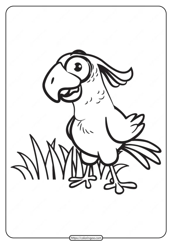 Free Printable Animals Bird Pdf Coloring Pages 07 1 free printable animals bird pdf coloring pages 07