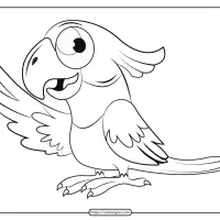 free printable animals bird pdf coloring pages 11