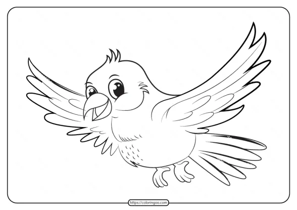 Free Printable Animals Bird Pdf Coloring Pages 16 1 free printable animals bird pdf coloring pages 16