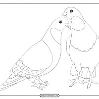 free printable animals bird pdf coloring pages 21