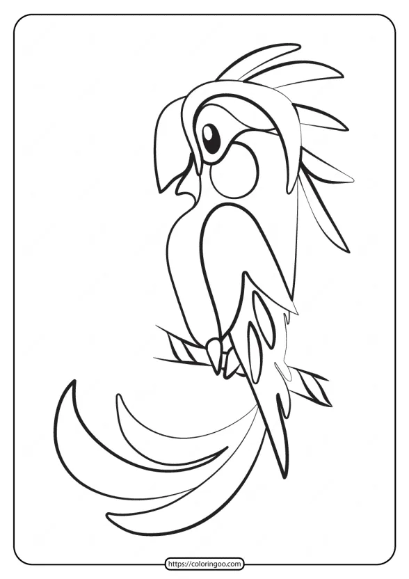 Free Printable Animals Bird Pdf Coloring Pages 30 1 free printable animals bird pdf coloring pages 30