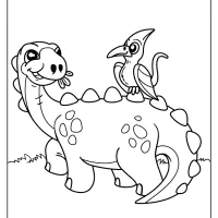 free printable animals dinosaur coloring pages 02