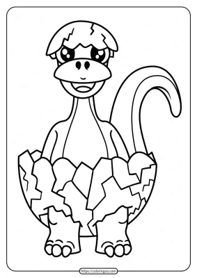 Free Printable Animals Dinosaur Coloring Pages 04