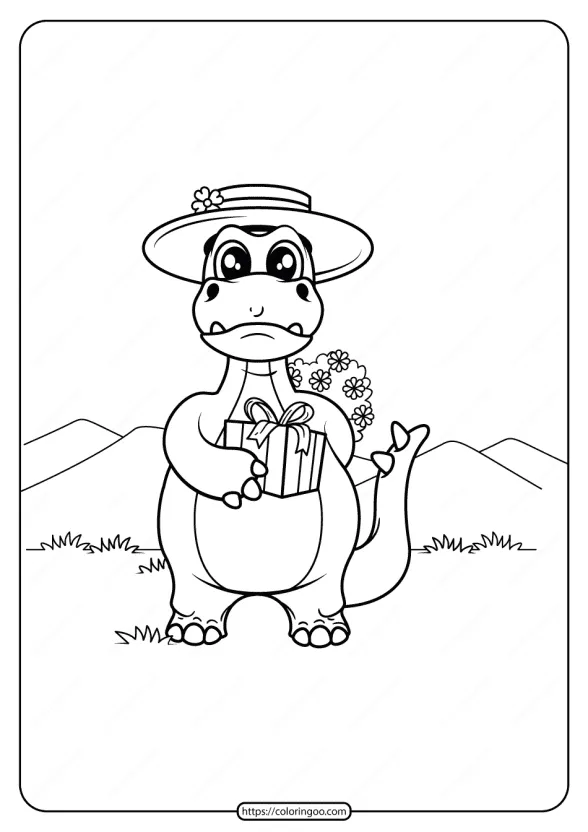 Free Printable Animals Dinosaur Coloring Pages 06 1 free printable animals dinosaur coloring pages 06