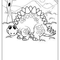 free printable animals dinosaur coloring pages 09