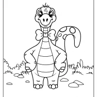 free printable animals dinosaur coloring pages 13