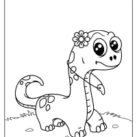 free printable animals dinosaur coloring pages 15