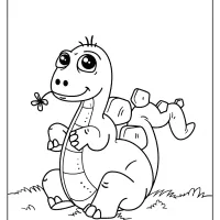 free printable animals dinosaur coloring pages 16