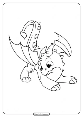 Free Printable Dragon Pdf Coloring Pages