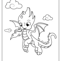 Free Printable Dragon Coloring Page 12 free printable animals dinosaur coloring pages 23
