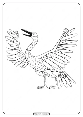 Free Printable Animals Dinosaur Coloring Pages 28