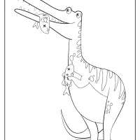 free printable animals dinosaur coloring pages 30