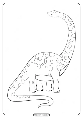 Free Printable Animals Dinosaur Coloring Pages 31