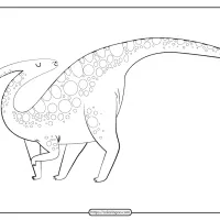 free printable animals dinosaur coloring pages 34