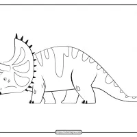 free printable animals dinosaur coloring pages 36
