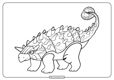 Free Printable Animals Dinosaur Coloring Pages 39