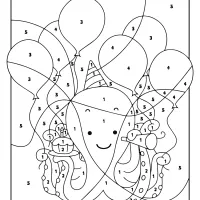 free printable color by number ocean octopus 07