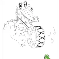 Free Printable Crocodile Pdf Coloring Page 10 free printable crocodile pdf coloring page