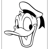 free printable donald duck pdf coloring page 25