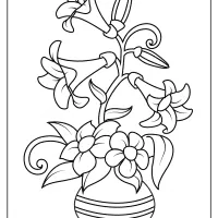 free printable flowers pdf coloring pages 03