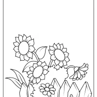 free printable flowers pdf coloring pages 04