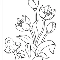 free printable flowers pdf coloring pages 05