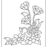 free printable flowers pdf coloring pages 07