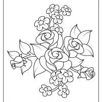 free printable flowers pdf coloring pages 09