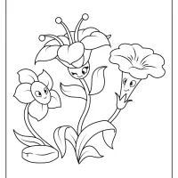 free printable flowers pdf coloring pages 11