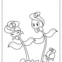 free printable flowers pdf coloring pages 12