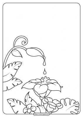 Free Printable Flowers Pdf Coloring Pages 16