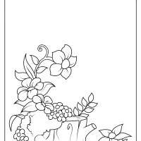 free printable flowers pdf coloring pages 19