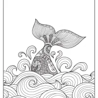 Free Printable Hand Drawn Whale Coloring Page 12 free printable hand drawn whale coloring page
