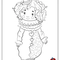 free printable harlequin pdf coloring page
